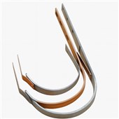 Klempířský prvek - Žlabový hák 250mm opláštěný měď